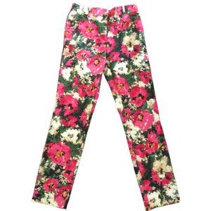 H&M Floral Ankle Dress Pants Slacks NWT